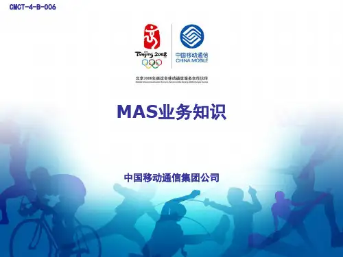 MAS业务知识