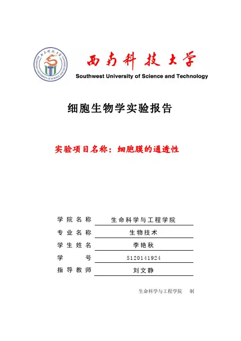 -细胞膜的通透性