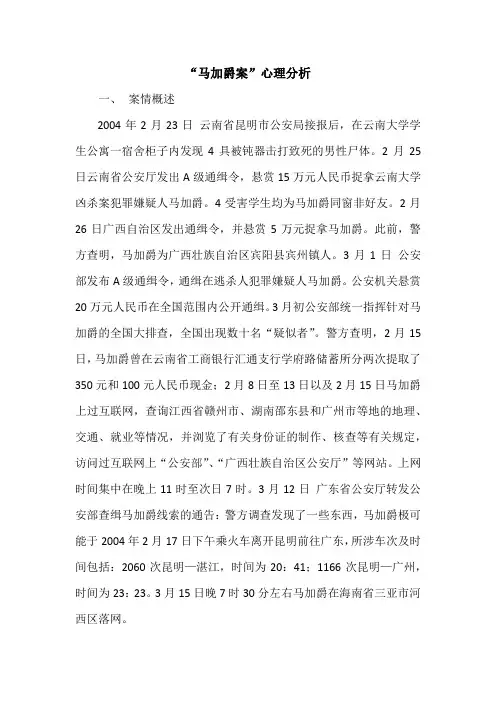 马加爵案