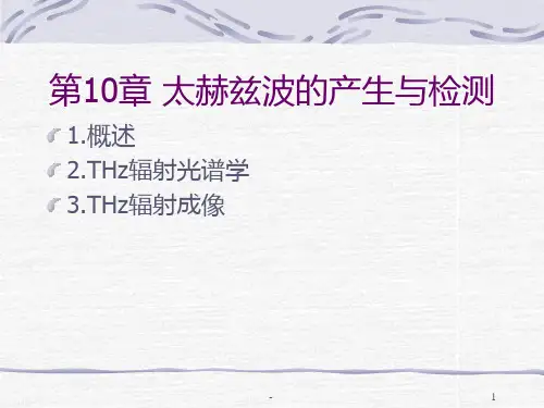 第10章-太赫兹波的产生与检测PPT课件