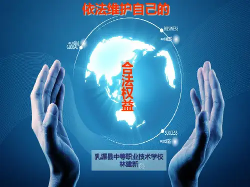《依法维护自己的合法权益》PPT课件