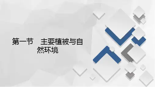 2020-2021学年高一新教材地理湘教版必修第一册课件：第5章第1节 主要植被与自然环境