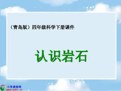 四年级科学下册《认识岩石》(青岛版)