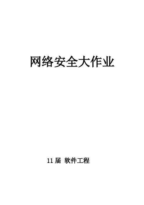 网络安全大作业