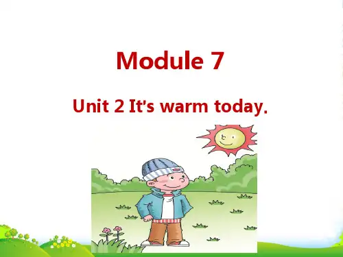外研版(三起)英语三年级下Module7 Unit2课件