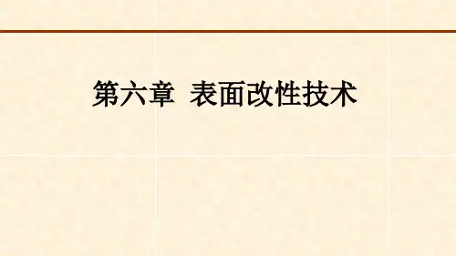 表面改性技术培训课件(ppt 39页)