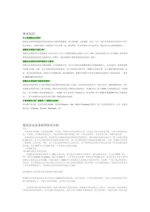 视频会议基础知识