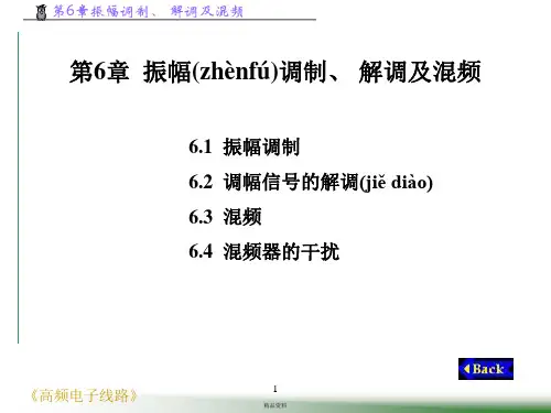 第6章振幅调制、解调及混频