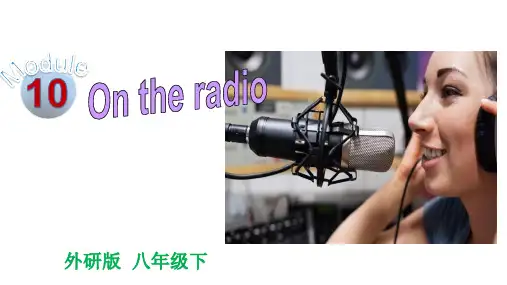外研版八年级下册英语Module 10  Unit 2 It seemed that they 