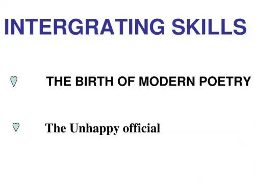 高二英语integrating-skills(新编2019教材)