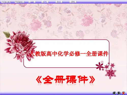 人教版高中化学必修一全册ppt课件 (完整)