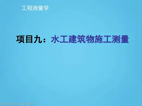 水工建筑物施工测量(47页)PPT
