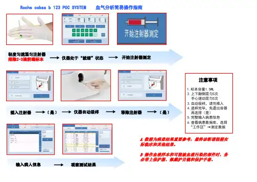 罗氏血气分析仪系列课件cobas b 123血气分析简易操作指南