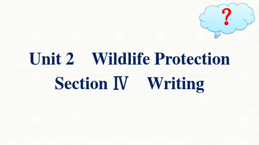 人教版高中英语必修第二册精品课件 Unit 2 Section Ⅳ Writing
