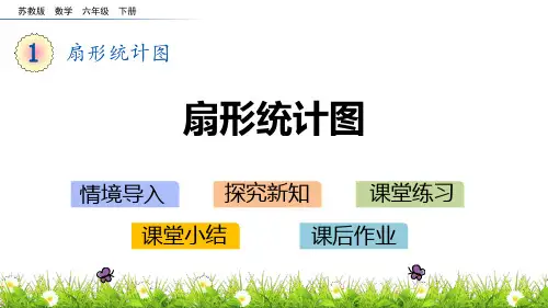 苏教版六年级下册数学《扇形统计图》PPT优质课件