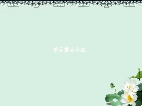 高中英语Unit8Adventure单元重点小结课件北师大版必修3