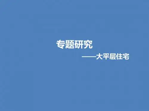 大平层住宅专题简析_35p_2012年_调查分析报告.