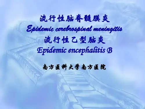 流脑、乙脑讲座