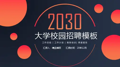 企业招聘[]--PPT课件模版