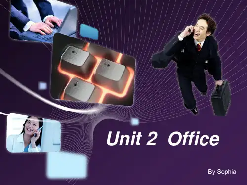 新职业英语_职业综合英语1_Unit2___Secretary_PPT教案