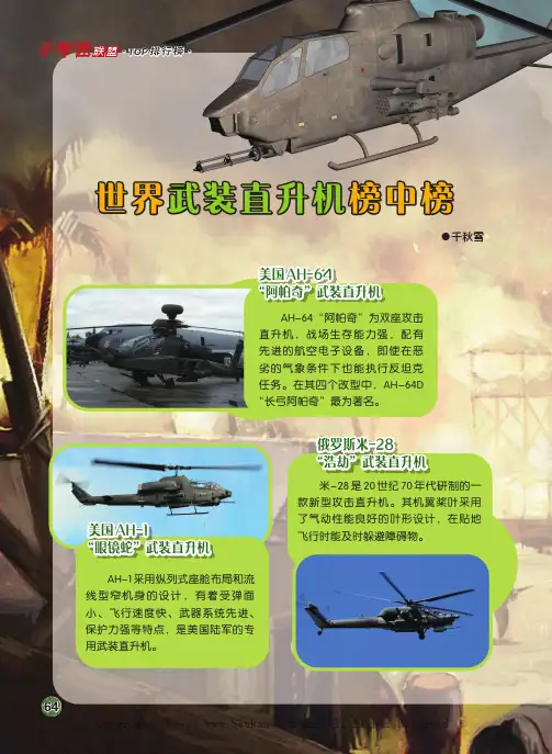 世界武装直升机榜中榜