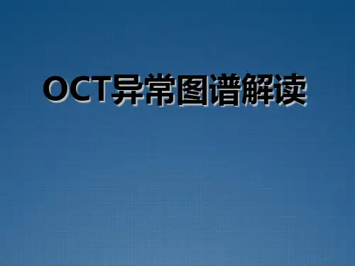OCT异常图谱解读课件