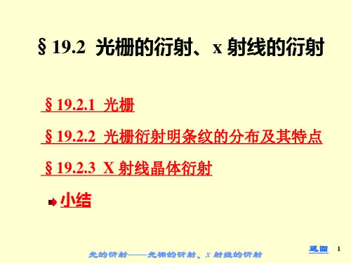 大学物理下22光的衍射2