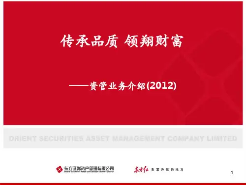 东方红资管业务体系介绍