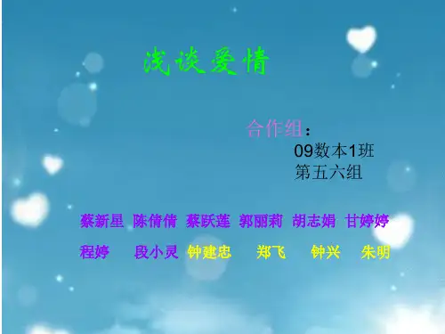 大学生爱情观1(PPT)