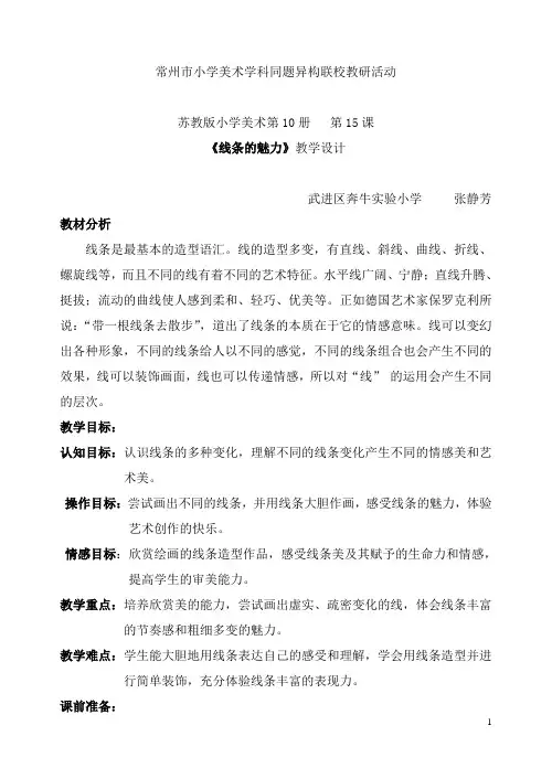 教育部参赛_线条的魅力_张静芳