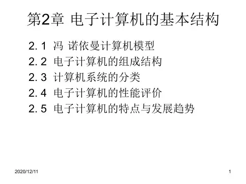 哈工大英才学院计算机组成原理 第2章PPT教学课件