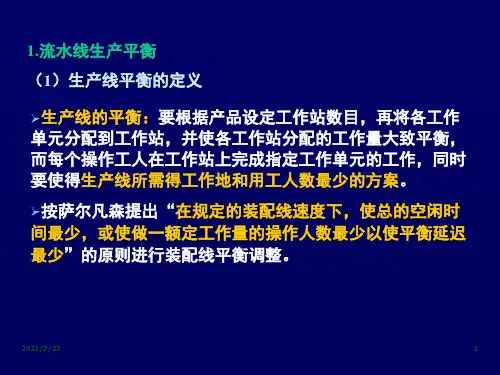 装配线平衡计算PPT课件