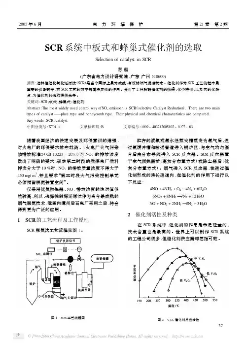 SCR系统中板式和蜂巢式催化剂的选取