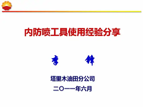 内防喷工具经验分享