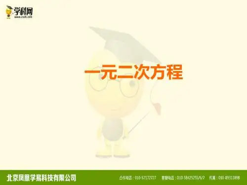 初中人教版九年级数学上册第21一元二次方程复习(46PPT)