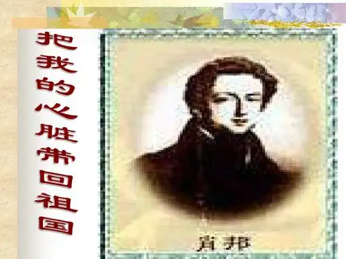 苏教版六年级上册《把我的心脏带回祖国》PPT课件1