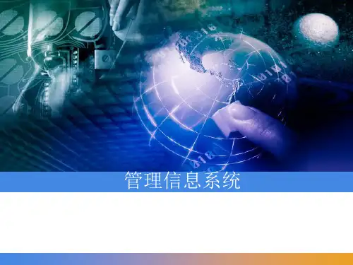 第1章 信息系统的概念与作用