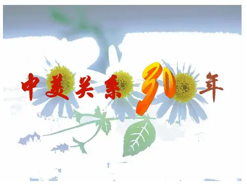 中美关系ppt.
