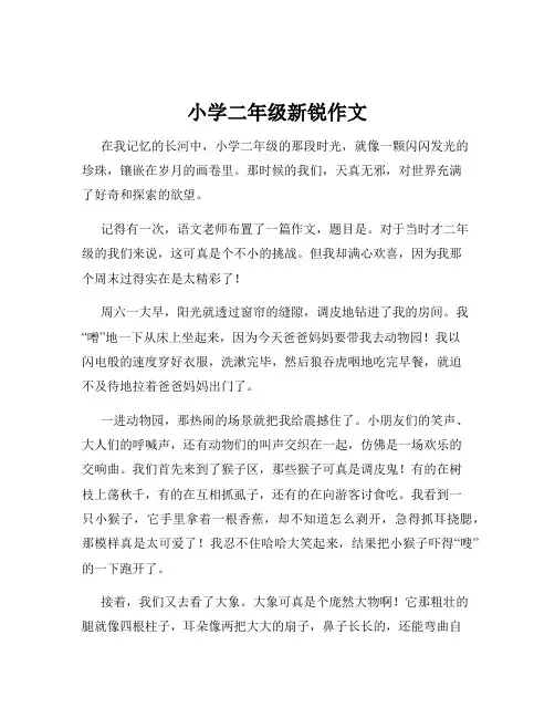 小学二年级新锐作文