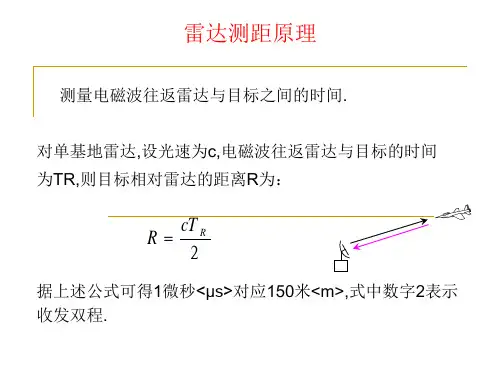 雷达测距原理和实现方法