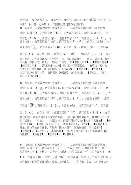 南音唱腔基本功