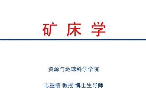 05 伟晶岩矿床