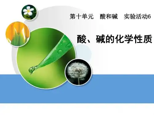 酸、碱的化学性质PPT优秀课件1