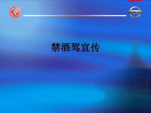 禁酒驾宣传PPT课件