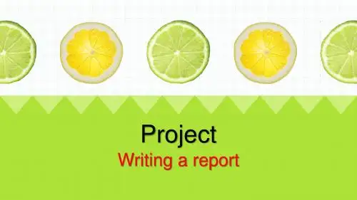 译林牛津版高中英语模块5 unit 2 project教学课件共24张PPT (共24张PPT)