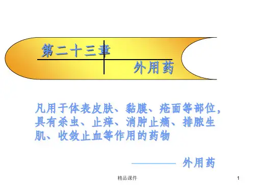 外用药ppt课件