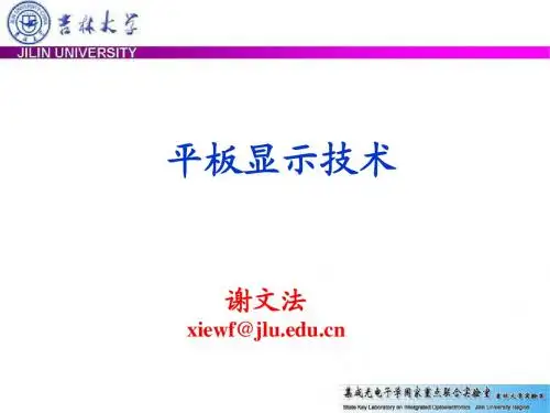 平板显示技术(PDP)