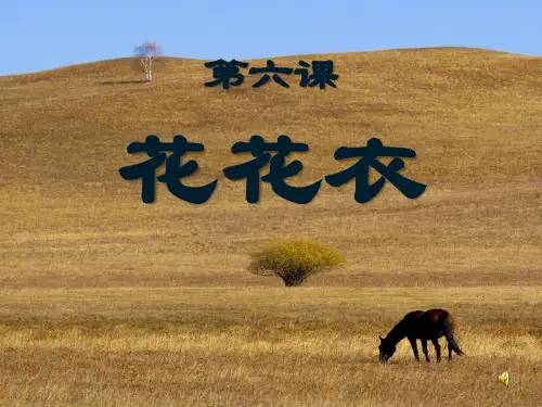 《花花衣》PPT课件-人教版二年级上册美术