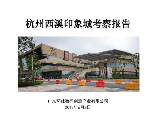 杭州西溪印象城考察报告