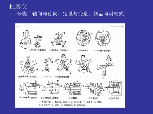 柱塞泵学习课件柱泵